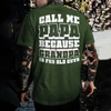 "Call Me Papa" Funny Dad T-Shirt – Trendy Father's Day Gift for Him, Unisex New Dad Slogan Tee by Dog Mom Hat