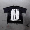 "Virtual Shadow" Street Atmosphere Graphic T-Shirt – Urban Shadow Character Streetwear Tee, Premium 100% Cotton High-Concept Cyber Top, Soft Lived-In Heavyweight Noir Aesthetic Shirt, Made in USA