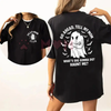 Dead Mom Club Shirt – "Tell My Mom What's She Gonna Do, Haunt Me?" Dark Humor Joke Tee, Unisex Sarcastic Apparel by Dog Mom Hat