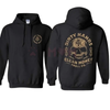 Bold Skull Graphic Hustle Hoodie – Made In USA Dirty Hands Clean Money Heavy-Duty Streetwear by Dog Mom Hat