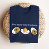 Funny Deviled Egg Thanksgiving T-Shirt – Retro Holiday Graphic Tee by Dog Mom Hat