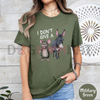 Men's Funny "I Don't Care" Mouse & Donkey T-Shirt – Vintage Loose 180g Cotton Humor Graphic Tee by Dog Mom Hat