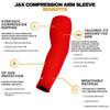 Jax | Restore Recovery Premium Arm Sleeve - Red