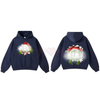 Christmas Movie Character Green Guy Through Hole 2 Sided Graphic Printed T-Shirt Hoodie by Dog Mom Hat