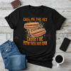 "Call Me The Vet Cause I Be Funny Hard" Hot Dog Meme T-Shirt by Dog Mom Hat