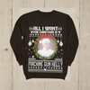 All I Want For Xmas MgKelly Music SweatShirt – Unisex Holiday Fan Gift, Machine Gun Kelly Band Apparel, Festive Rock Crewneck by Dog Mom Hat