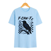 "F-Caw-F" Unisex T-Shirt - Funny Bird Pun Tee, Printed in USA by Dog Mom Hat