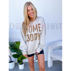 HOMEBODY Graphic Pullover Sweatshirt – Cozy Unisex Crewneck for Ultimate Casual Comfort by Dog Mom Hat