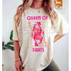"Queen of Farts" Funny Joke T-Shirt - Inappropriate Fart Humor Tee, Sarcastic Prank Gift for Her, Hilarious Crown Graphic Top, Premium Heavyweight Gag Gift Shirt, Funny Wife or Girlfriend Humor Tee