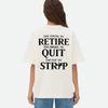 "Too Young To Retire" Funny Graphic Tee – Sarcastic Mid-Life Crisis Shirt by Dog Mom Hat