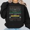 FFXIV Christmas Sweatshirt – "Critically Acclaimed Online RPG" Holiday Crewneck by Dog Mom Hat