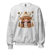 Cute Hairy Coo Unisex Crewneck Sweatshirt by Dog Mom Hat
