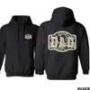 Camo DAD Hoodie – Military-Inspired Bold Design Pullover | Perfect Gift for Hunting Dads by Dog Mom Hat