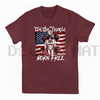 "Born Free" American Flag Vintage Style Tee by Dog Mom Hat