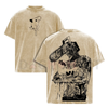 Chainsaw Man Denji T-Shirt – Vintage Washed Oversized Heavy Cotton Tee by Dog Mom Hat
