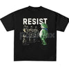 Portland Frog "Resist Fascism" T-Shirt - Anti-Fascism Activism Graphic Tee, Unisex Political Statement Shirt