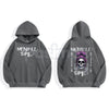 Spicy Brain Skull Hoodie – Dark Aesthetic Neurodivergent Streetwear, Grunge Mental Health Pullover, Unisex Vintage Wash