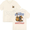 The King of Country T-Shirt – Retro Red White & Strait Western Graphic Tee