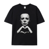 Horror Michael "Hand Heart" Oversized T-Shirt by Dog Mom Hat