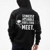 "I'M THE NICEST AS*HOLE YOU'LL EVER MEET" Funny Hoodie – Sarcastic Slogan Pullover, Blunt Humour Streetwear Sweatshirt, Unisex