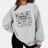 Spooky Season Cream Sweatshirt - Cozy Halloween Crewneck by Dog Mom Hat