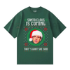 The Office Christmas Vintage Shirt – Michael Scott Santa Claus Meme Tee by Dog Mom Hat