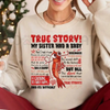 Shark Tale Quote Sweatshirt – "True Story" Shrimp Shirt Film Quote Fan Crewneck by Dog Mom Hat