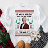 True Crime Ugly Christmas Sweatshirt – Funny Holiday Murderino Crewneck by Dog Mom Hat