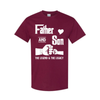 "Father and Son" Matching T-Shirts - Fists Design, Father's Day Gift by Dog Mom Hat