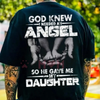 "God Knew I Need An Angel" T-Shirt – Inspirational Christian Faith Tee by Dog Mom Hat