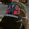 "Support Your Local Whorehouse" Back Side Printed T-shirt by Dog Mom Hat