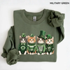 "St. Patrick’s Day Cats" Sweatshirt by Dog Mom Hat