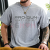 Pro-Gun Anti-Idiot T-Shirt – Funny 2nd Amendment Slogan Tee by Dog Mom Hat