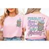 Mental Health T-Shirt – "Iced Coffee & My Brain" Graphic Tee by Dog Mom Hat