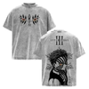 Upper Moon 3 Akaza T-Shirt – Oversized Washed Heavy Cotton Tee by Dog Mom Hat