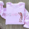 Pim & Charlie Smiling Friends Embroidered Crewneck by Dog Mom Hat
