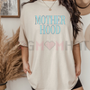 "MOTHERHOOD" Minimalist Mom Crew Neck T-Shirt by Dog Mom Hat