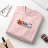 Cutesy Spooky Bows T-Shirt – Embroidered, Relaxed Fit Tee with Ghost & Spiderweb Design