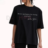 Diane Keaton Vintage Fedora T-Shirt – Classic Hollywood Style & "Never Apologize" Graphic Tee by Dog Mom Hat