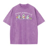"Spooky Señora Club" Vintage Acid Wash T-Shirt – Unisex Graphic Shirt, Retro Vibe