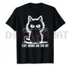 "Fluff Around And Find Out" Funny Cat T-Shirt by Dog Mom Hat