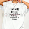 "I'm Not Rude I Just Say What Everyone Is Thinking" Shirt by Dog Mom Hat