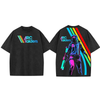 ARC Raiders Retro Synthwave Graphic Tee by Dog Mom Hat