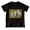 "Meowl with Family" Meme T-shirt - Funny Cat Lover Gift, Unisex Brainrot Tee