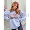 Yarn & Coffee Lover Graphic Top Sweatshirt by Dog Mom Hat