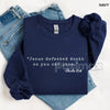 Jesus Defeated Death Sweatshirt – Powerful Faith Statement Top