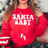 Christmas Pregnancy Announcement Sweatshirt – Santa's Little Secret Holiday Top