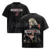 Leon S. Kennedy Operative Tee – Resident Evil Requiem RE9 Double-Sided Washed Cotton Oversized Graphic Shirt