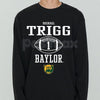 Michael Trigg Baylor Football Game Day Long Sleeve T-Shirt | Sport Icon NIL Apparel | Bears Collegiate Fan Gear