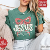 "Jesus Is The Reason For The Season" Comfort Colors® Tee – Modern Christian Christmas Shirt by Dog Mom Hat